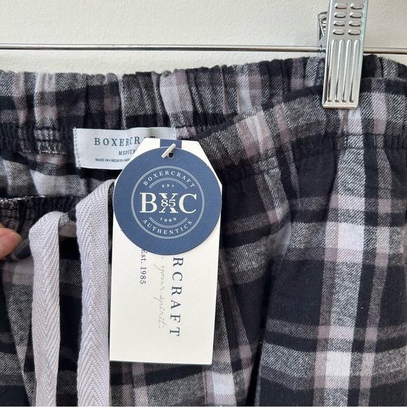 Boxercraft Mens Harley Flannel Pants Heritage Black Plaid Medium New - Picture 3 of 9